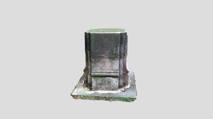 Pedestal Saint Edwards Park 3D Model