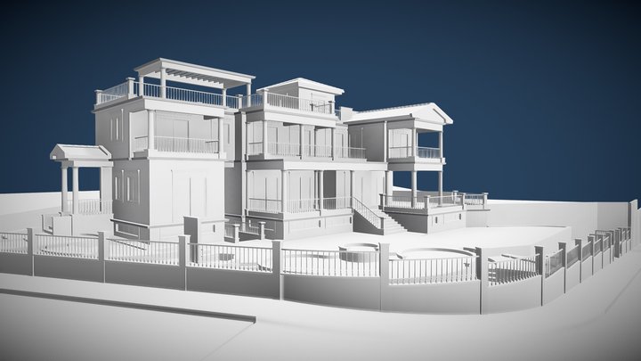 B G House 3D Model