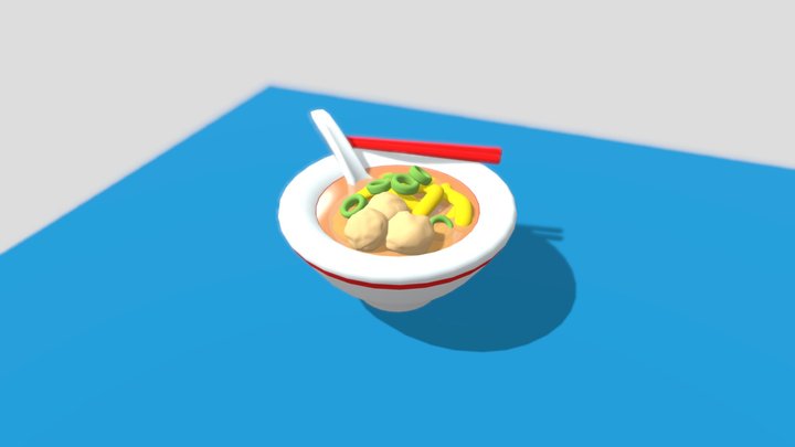 ramen noodle 3D Model