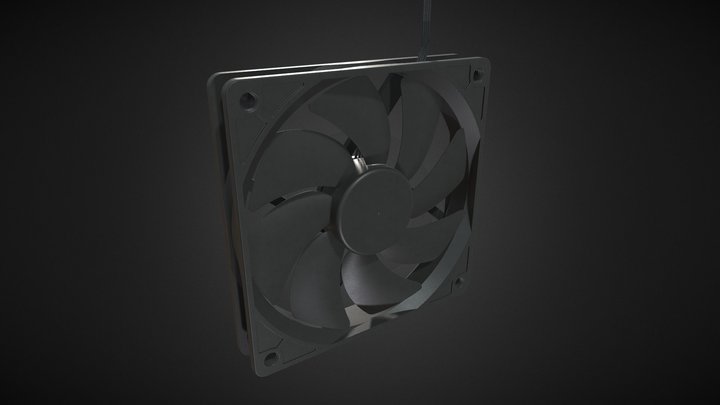 PC Fan 3D Model