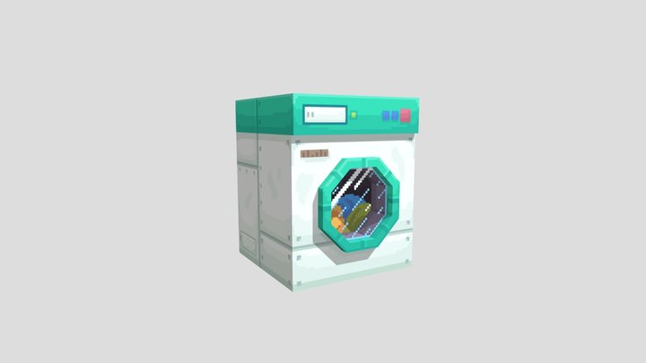 Washing Machine 3D Model