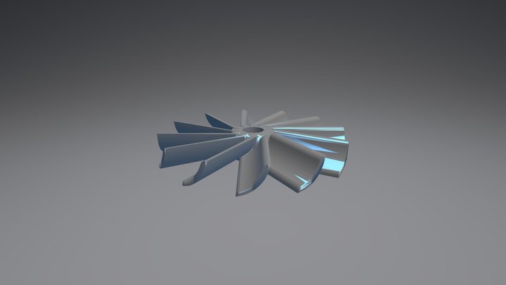 Turbine 3D Model 3D Model