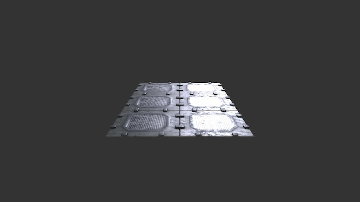 Sci fi Floor 3D Model