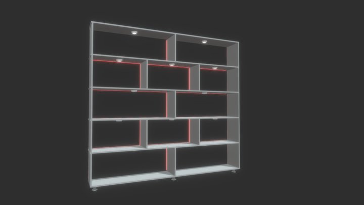 room shelves 3D Model