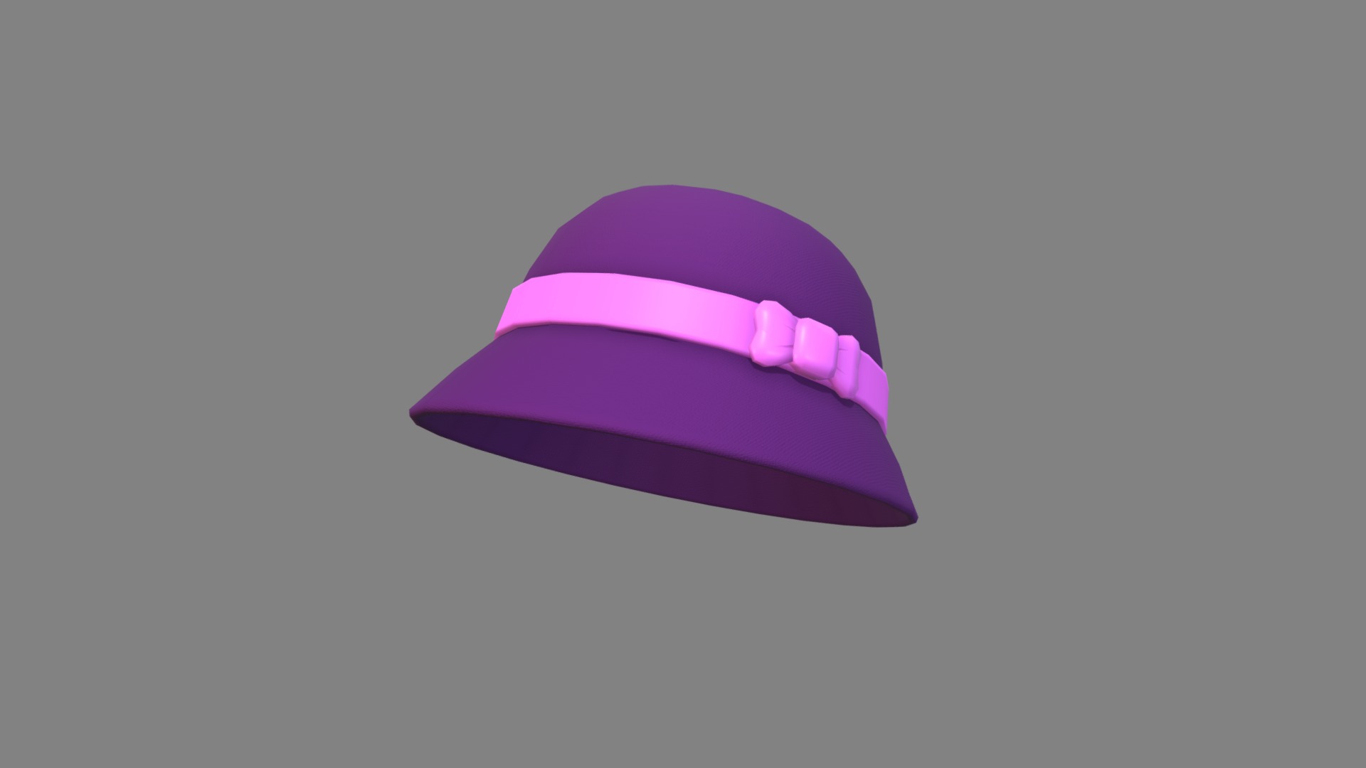 Cloche Hat - Buy Royalty Free 3D model by bariacg [5f1cf30] - Sketchfab ...