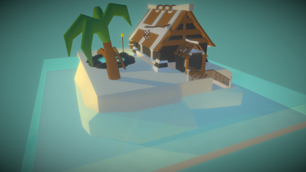Low Poly Stylised House