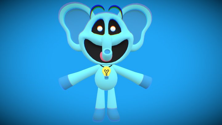 Cartoon Bubba 3D Model