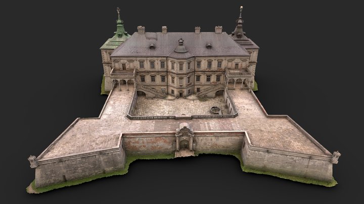 Pidhirtsi Castle 3D Model
