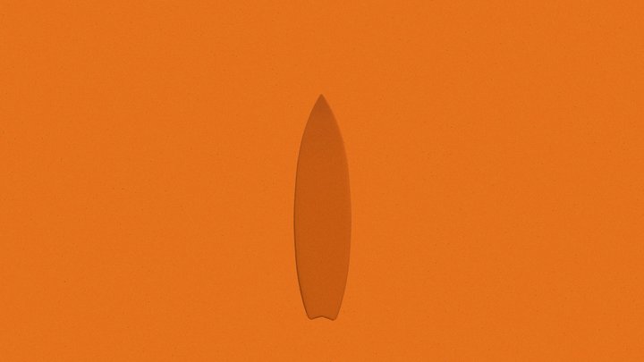 SurfBoard 3D Model