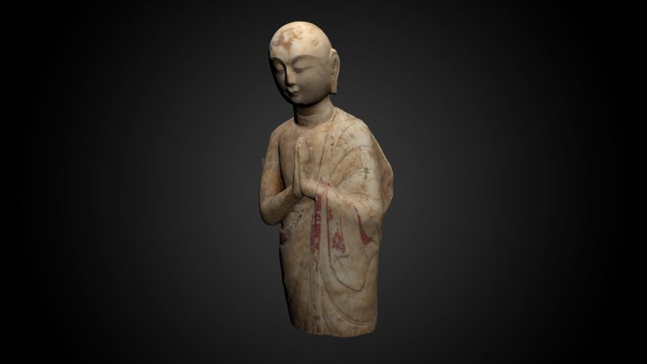 Standing Arhat, 6th C CE, China – Modelo 3D gratuito STL