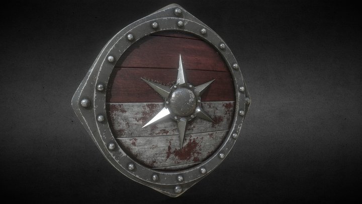 Viking Shield 3D Model