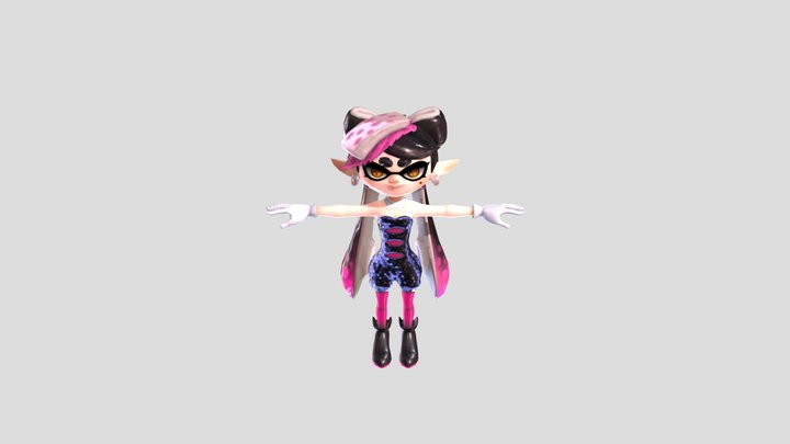 Nintendo Switch - Splatoon 2 - Callie 3D Model
