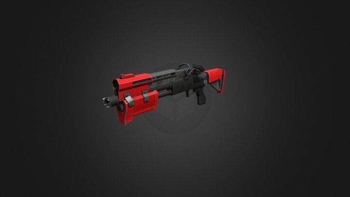 Tactical Shotgun (Fortnite BR) 3D Model