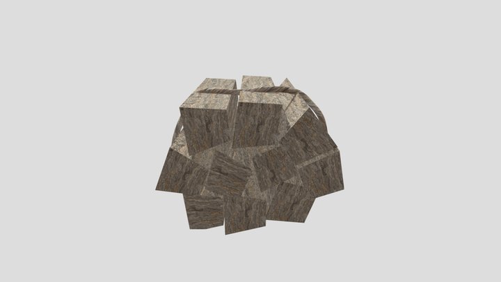 firewood 3D Model