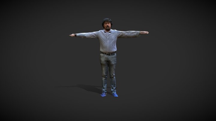Polycam Scan - Person Standing 3D Model