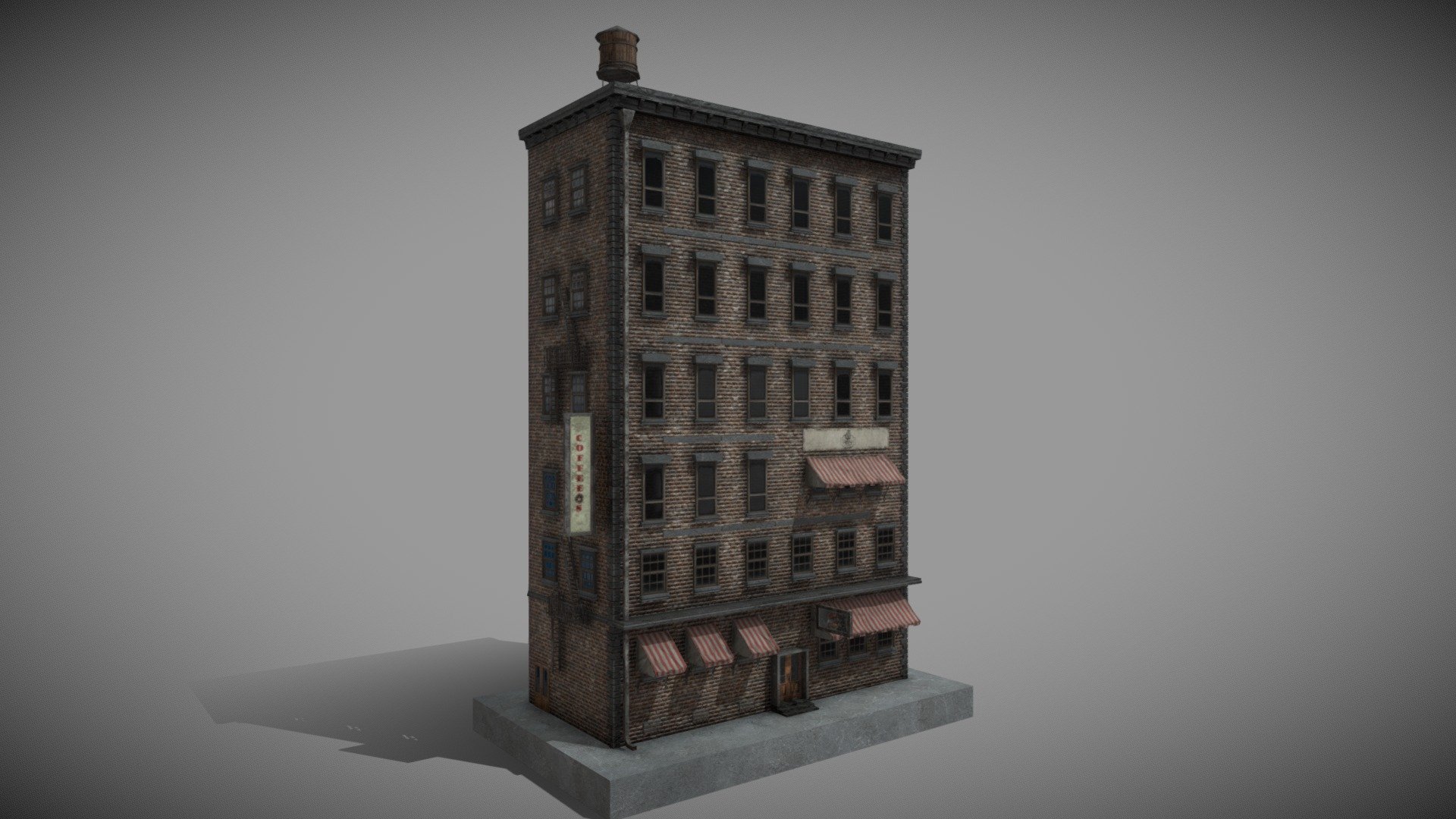 8/10 Old New york buildings 1930 — Sketchfab embed 3D viewer