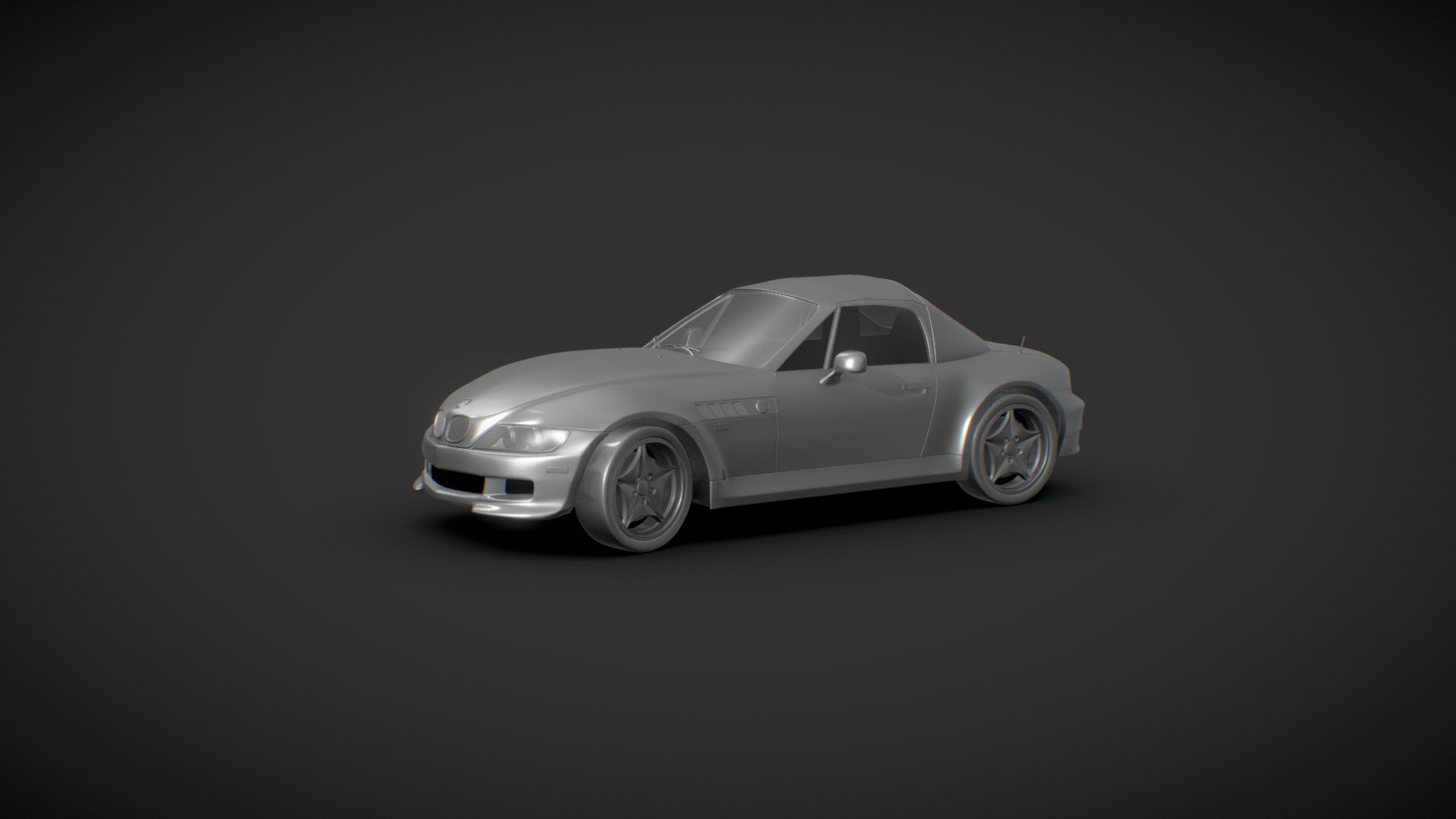 High Poly BMW Z3 - 3D model by carl.nelson (@carl.nelson) [5f264bb]