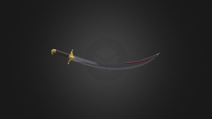 arab sword 3D Model