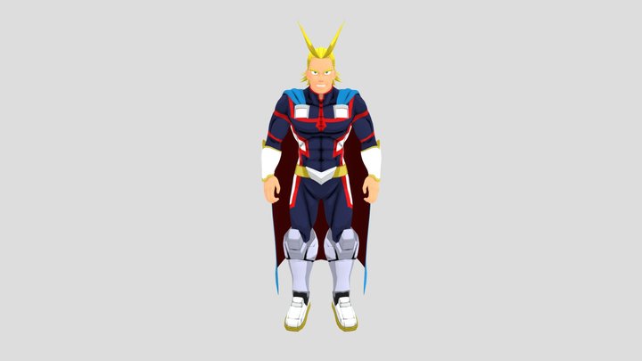 All_ Might 3D Model