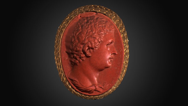 Portret mężczyzny  [Tyberiusz lub Herkules]  - model 3D