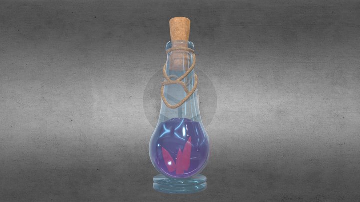 Week challenge 1 - Potion 3D Model