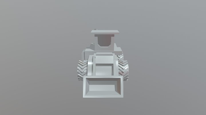 Retroexcavadora 3D Model