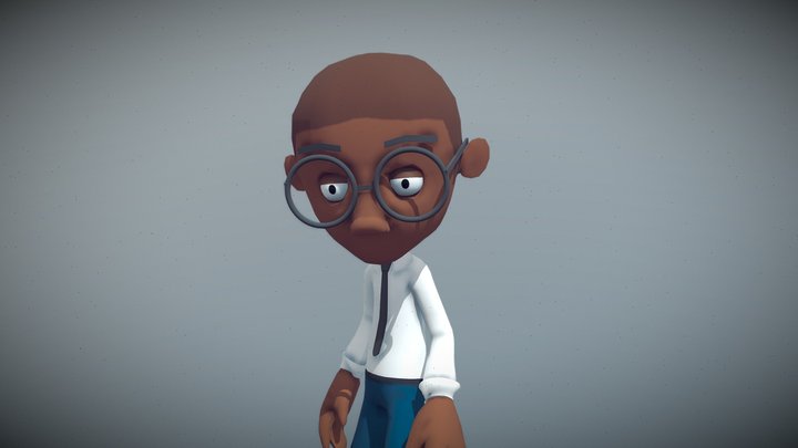 Office character Idle 3D Model