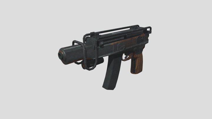Makarov-Skorpion VZ-61 3D Model