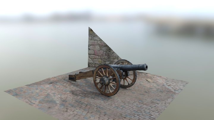 Batería de Artillería ligera 1830 3D Model