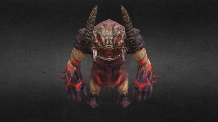 Golem Monster (Free to Use!) 3D Model