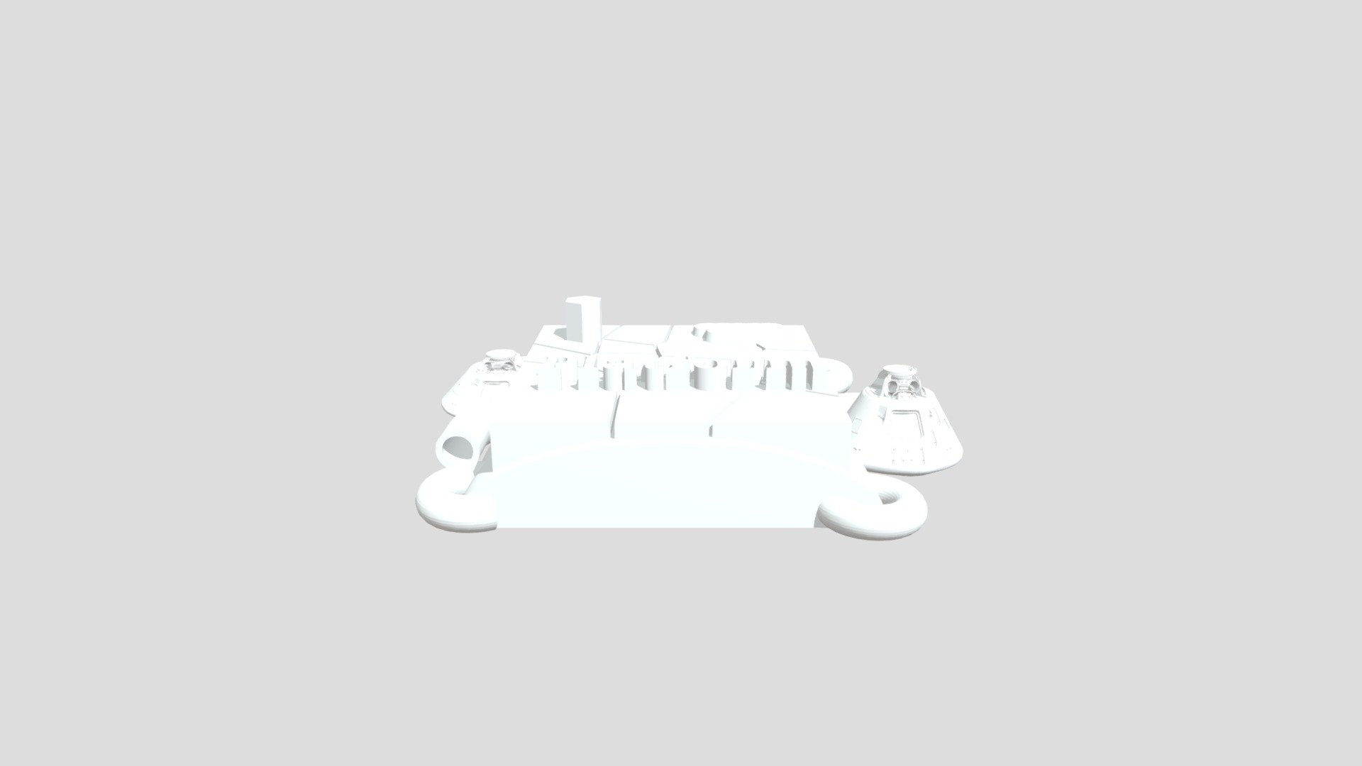 3D model, platforms to save the Polar Bears.