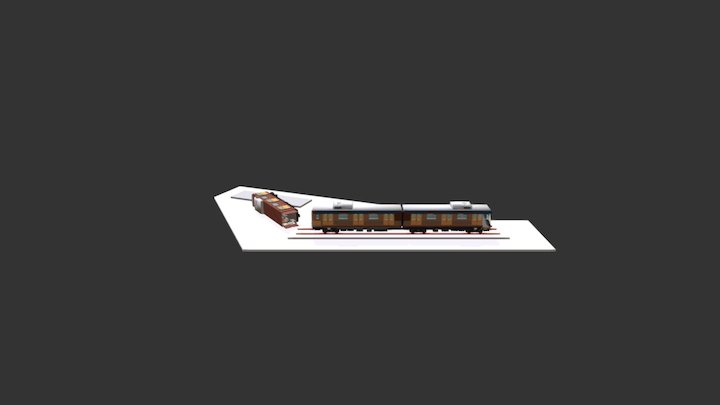 rapid KL LRT with fall train 3D Model