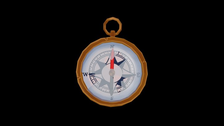 Broken Compass 3D Model