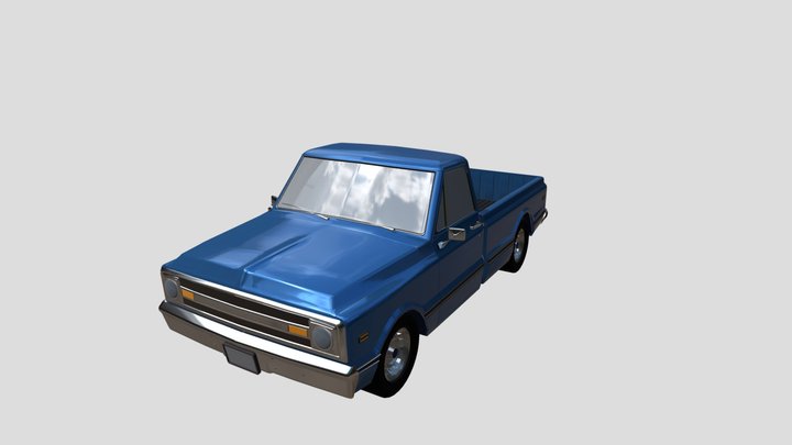[HW XYZ School] Details "Chevy Pickup" 3D Model