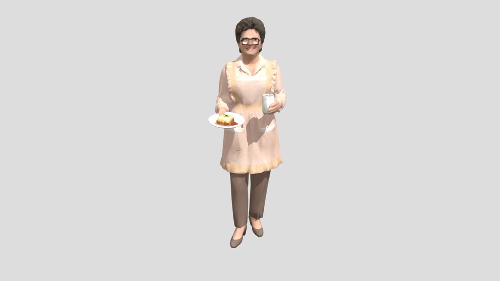 mom serving dinner_obj