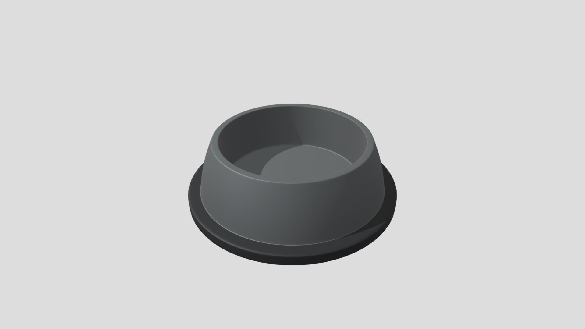 3D model Pet Bowl - This is a 3D model of the Pet Bowl. The 3D model is about icon.