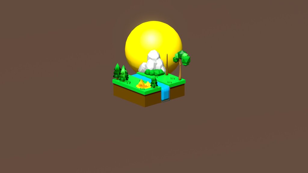 Low-poly Forest