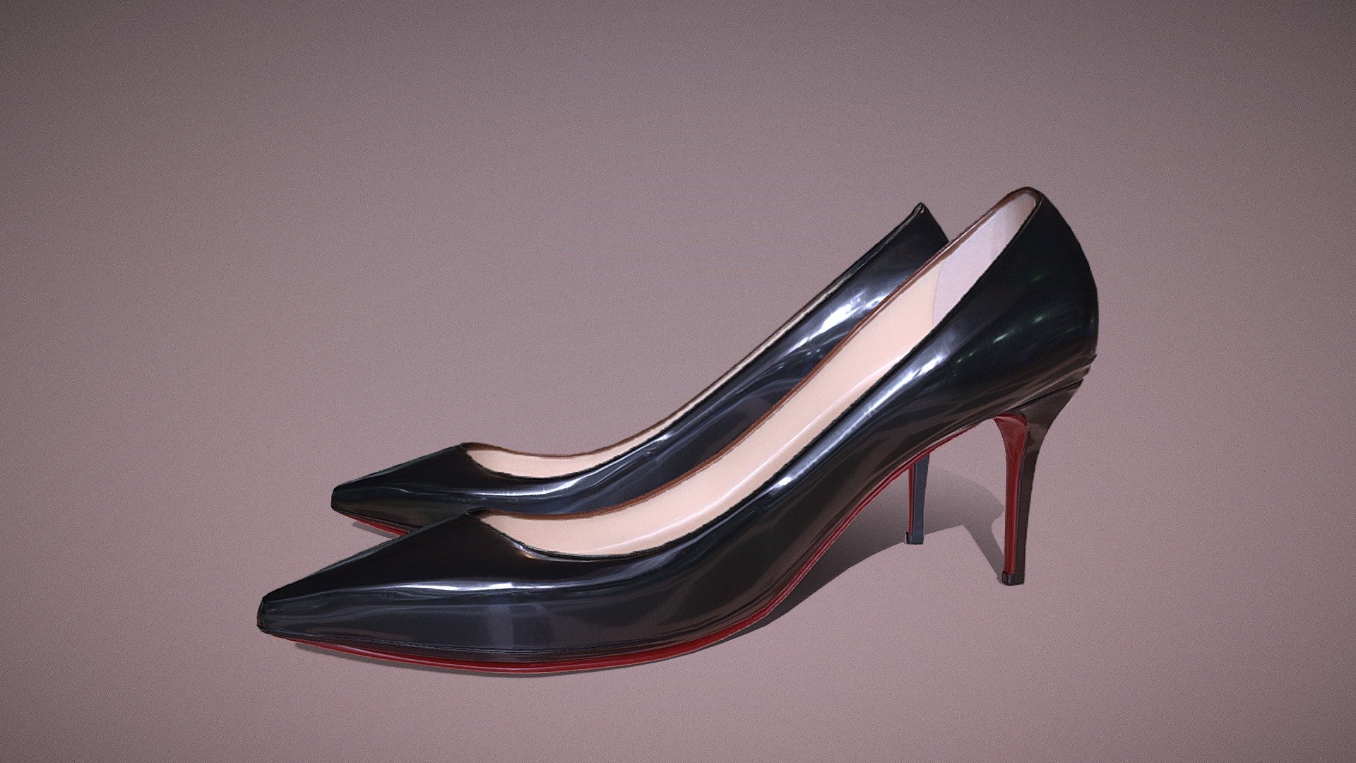 Black and Red pump