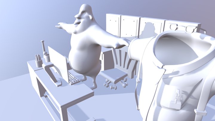 Workman-Godin Toon 3D Model