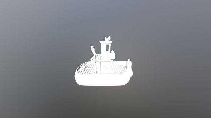 Simple Boat5 3D Model