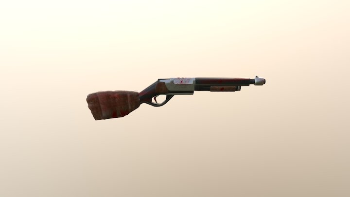 Bloody Mary Shotgun 3D Model