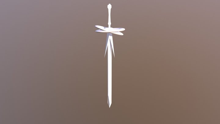Script sword "+" 3D Model