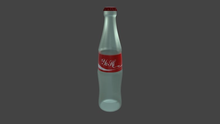 Coke Bottle 3D Model