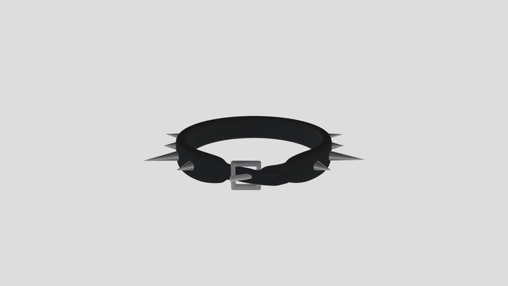 Spiked Collar Fbx 3D Model