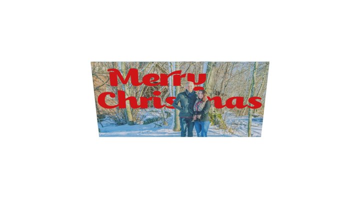 Christmas Card 3D Model