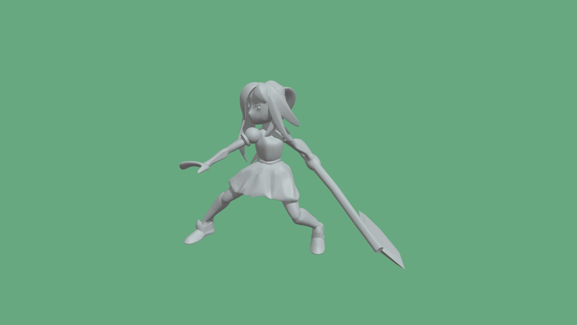 girl with axe