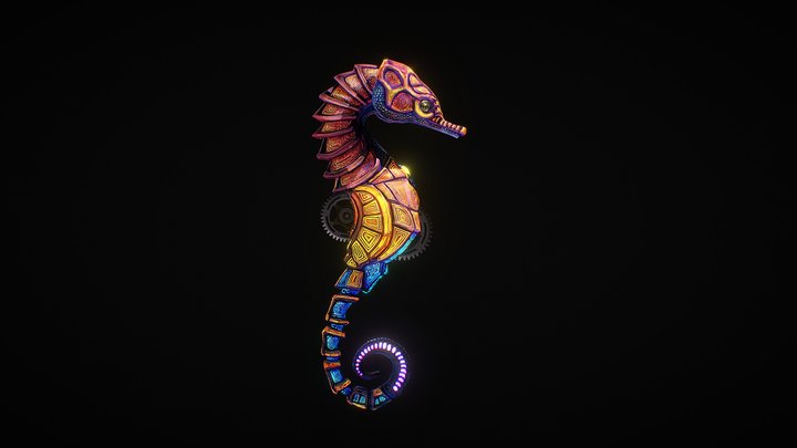 Nebula Hippocampus 3D Model