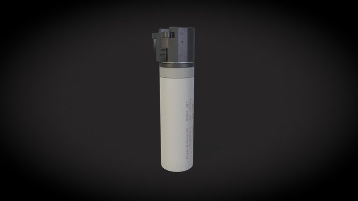 Gun Silencer 3D Model