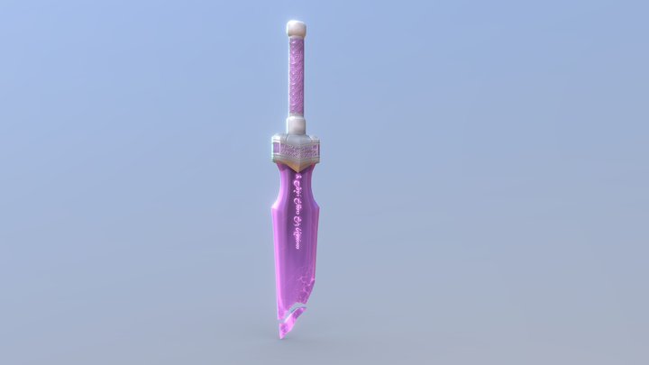 Elf Sword Relict Concept 3D Model
