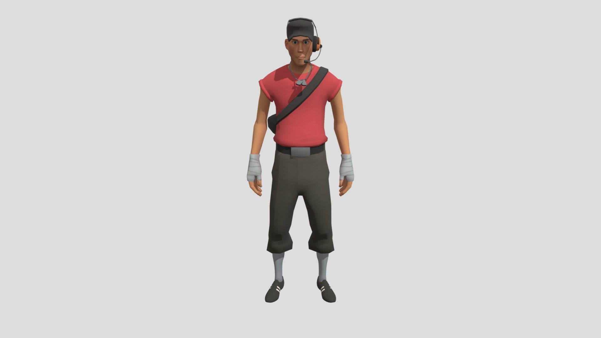 scout team fortress 2 pointy straw hat